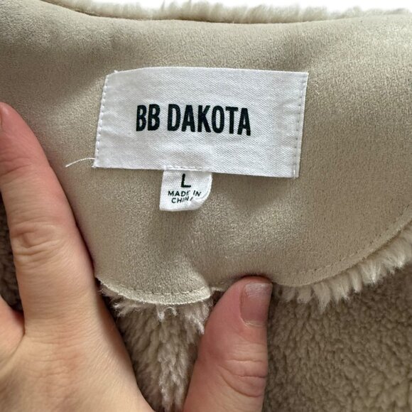 BB Dakota by Steve Madden - Women's Glenna Mixed Media Jacket • Size Large - Picture 10 of 15